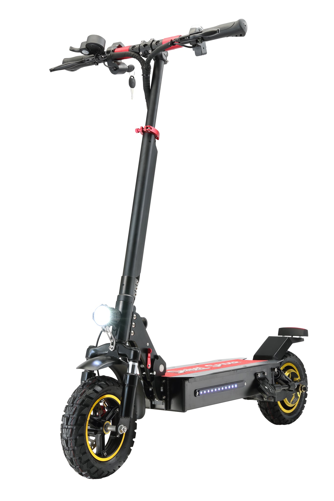 Dualped Spider 48V 1000W up to 50km/h 31mph with Turning Signals, Lit Deck, Mobile Phone USB Charging port & Seat Included - ONLY $999 USD