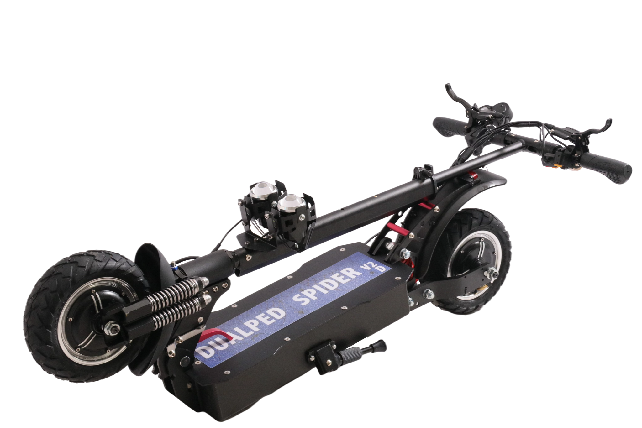 Dualped Spider V2D 48V 1200W x 2 Motors 23ah Battery 28amp Controllers + Hydraulic Brakes